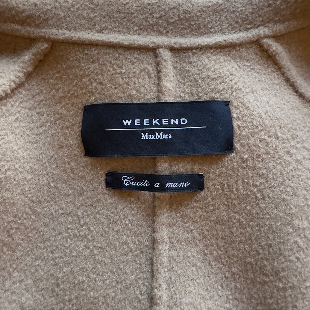 MaxMara Weekend Wool Robe Coat Size 4 - Picture 5 of 7